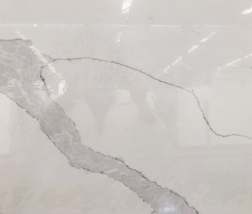 Hot Sale White Calacatta Glass Big Slabs