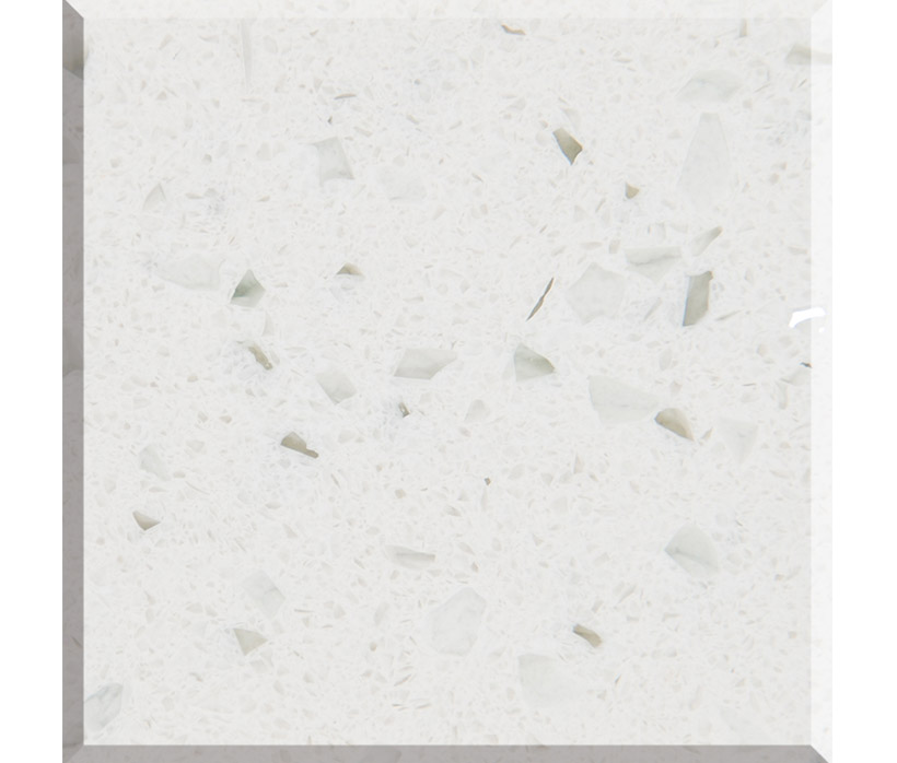 Sparkling White Quartz Countertops Quartz Stone Crystal Beige