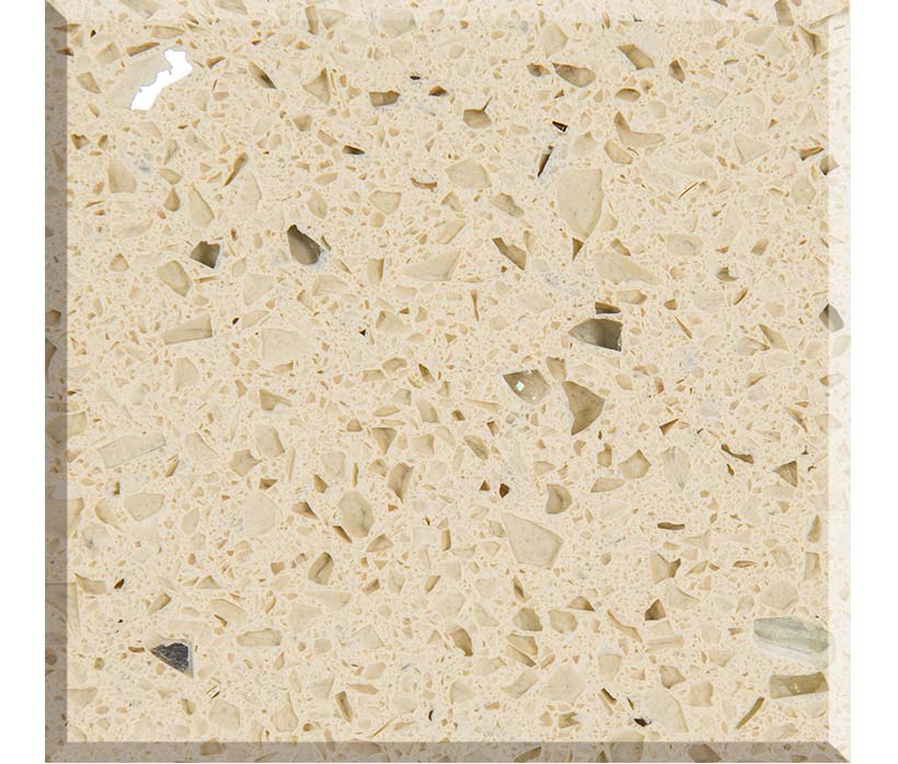 Quartz Stone Crystal Beige Color wholesale