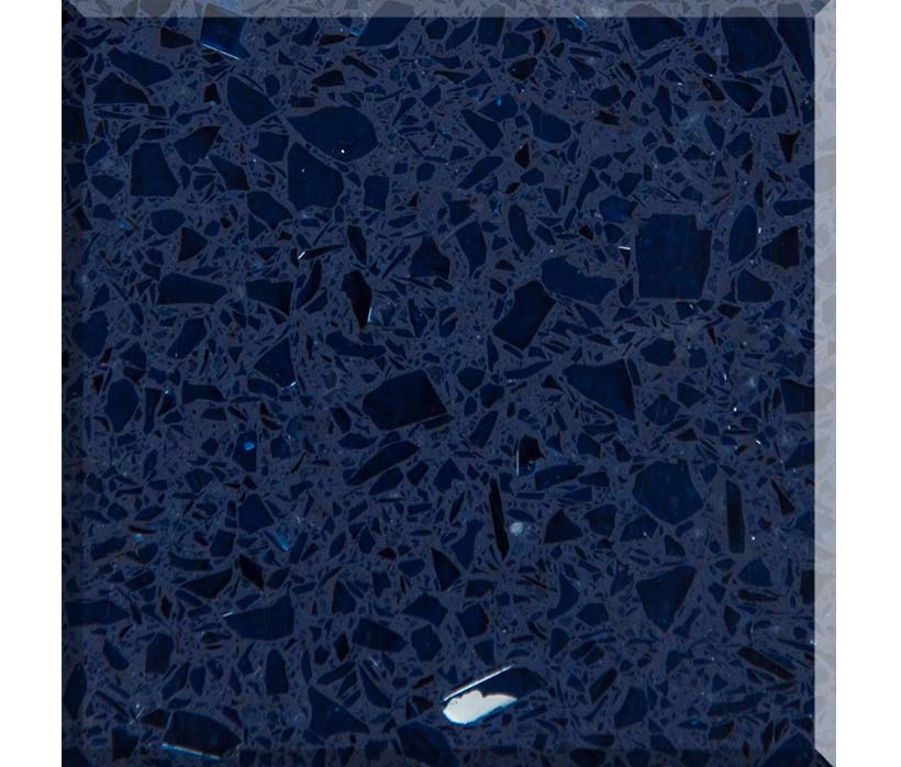 Factory Crystal Blue Quartz  Stone Big Slabs