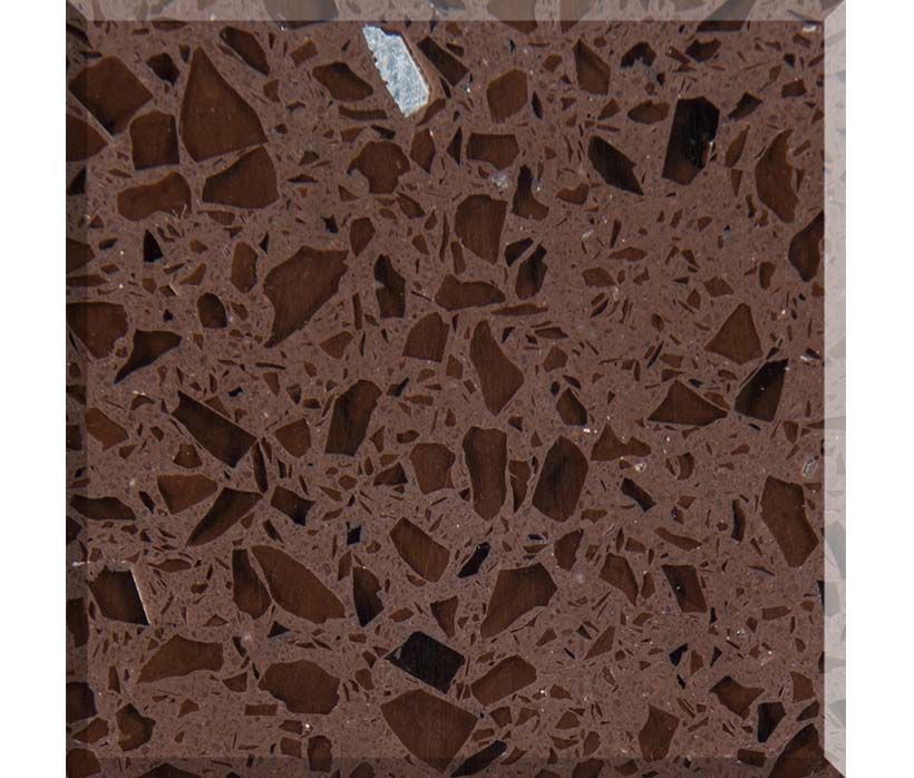 Supply  Crystal Brown Quartz  Stone Slabs