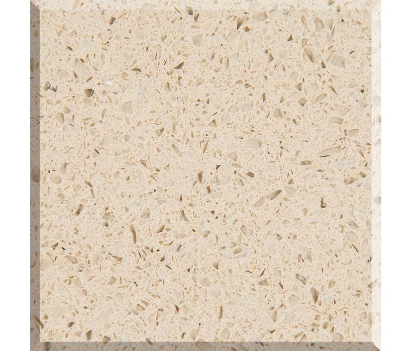 Quartz Stone Crystal Beige Color Factory