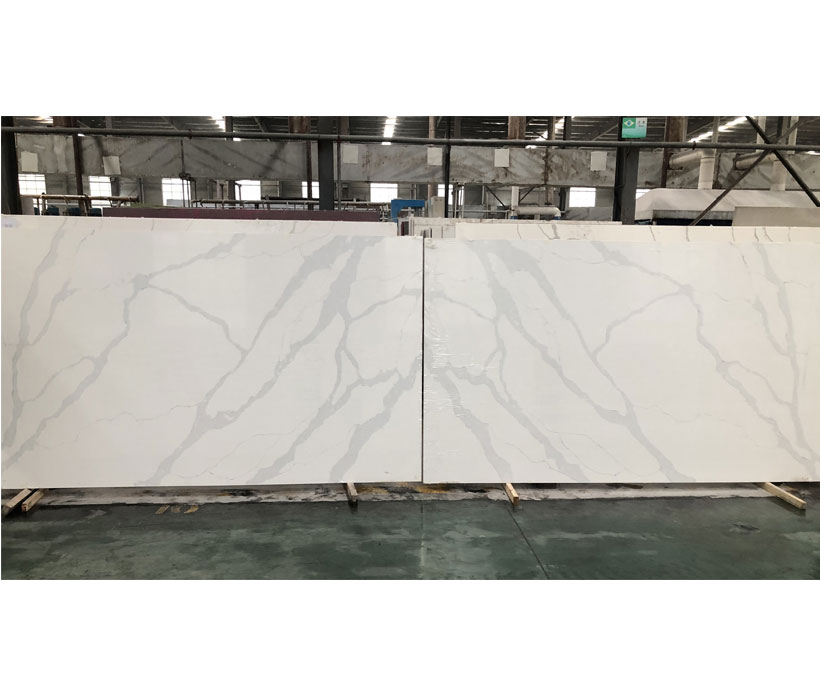 Wholesale White Calacatta Quartz  Stone Slabs