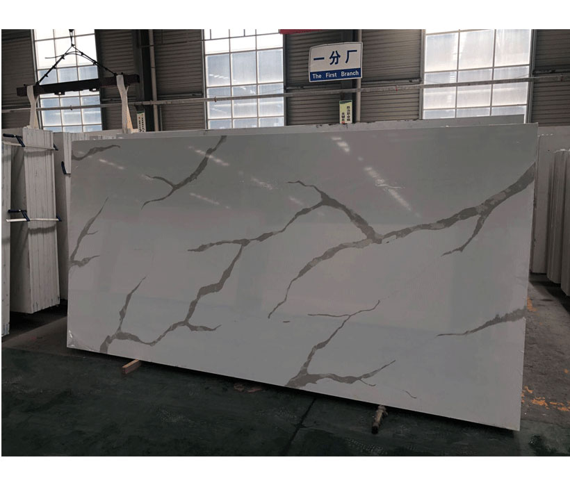 Supplier China Calacatta Quartz Stone Slab