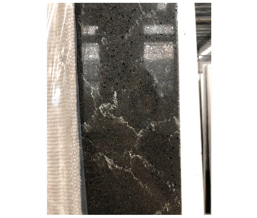 Dark Grey Color Quartz Stone Slabs