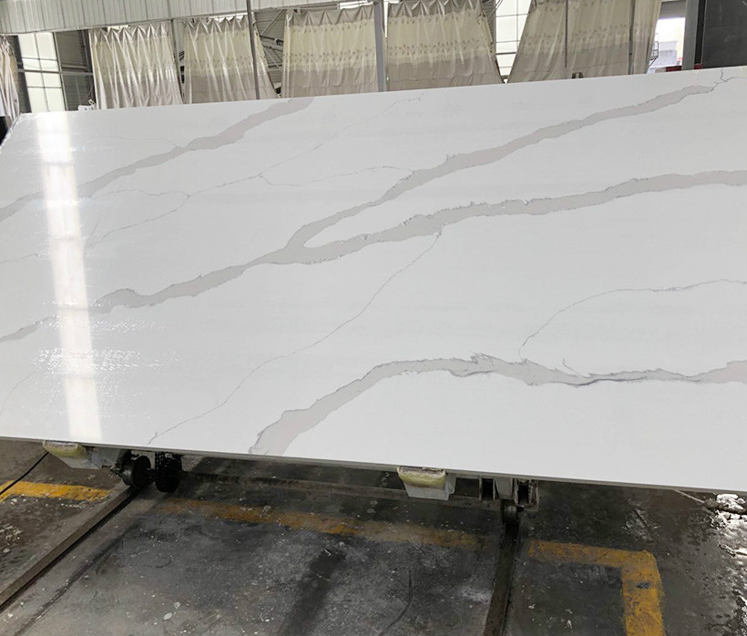 Factory White Calacatta Glass Stone