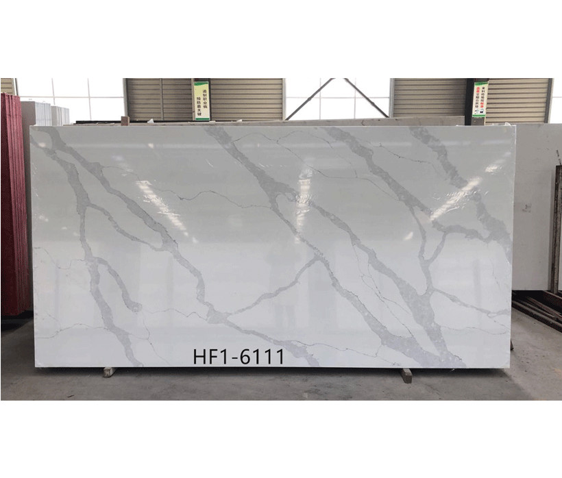 Hot Sale White Calacatta Glass Big Slabs