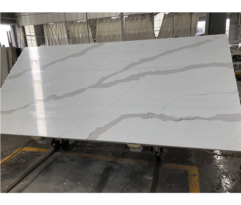 Factory White Calacatta Glass Stone